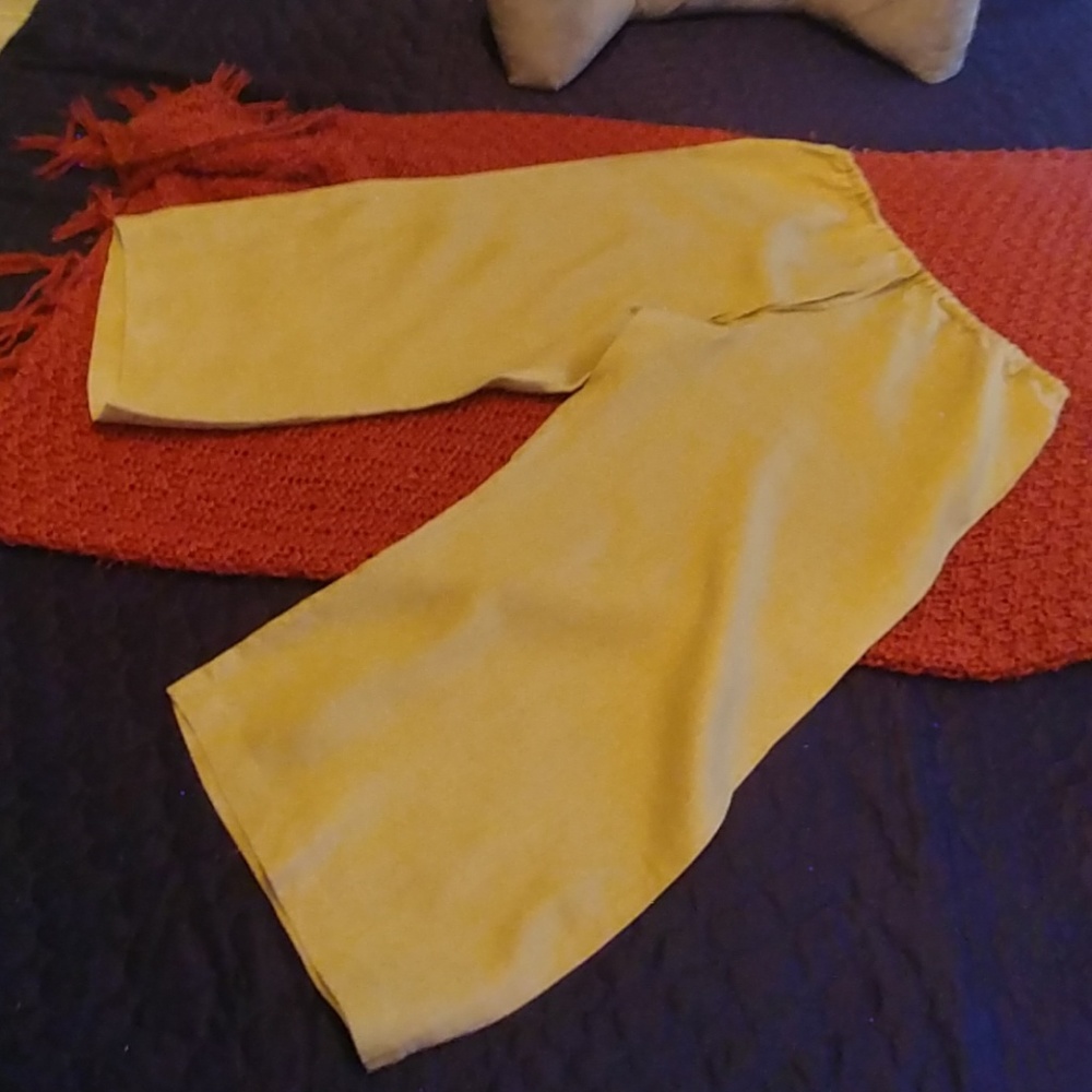 SUNNY LEIGH wide leg linen pants. XL. EUC.